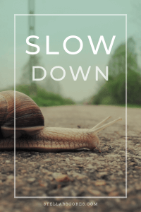 snail showing to slow down to increase your test score