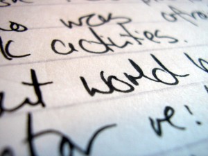 handwriting