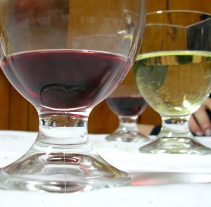 wine glasses