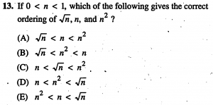 SAT Math Stratgey: Check the fridge first!