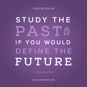 Study the past if you would define the future