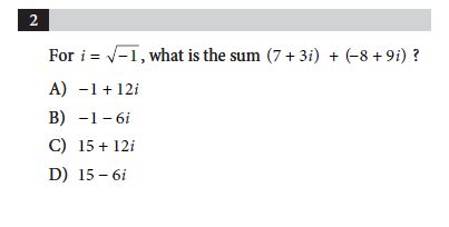 SAT Test 1, Section 3, Question 2