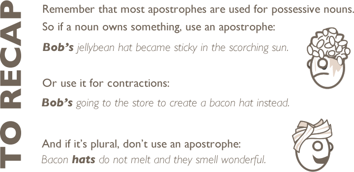 how to use an apostrophe