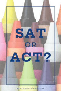 crayons with SAT or ACT?