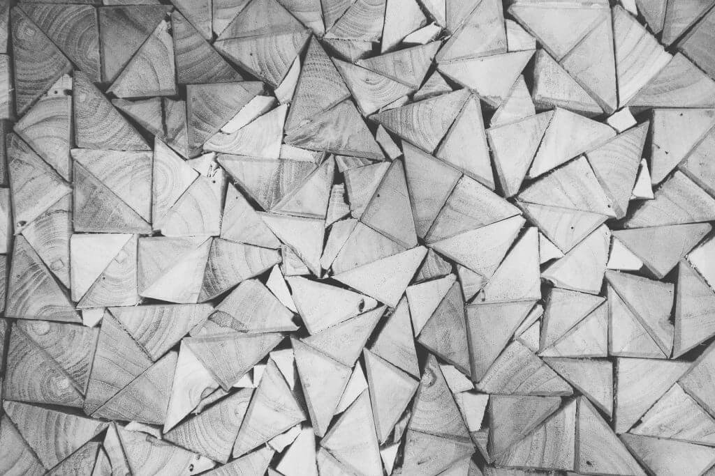 triangles in a pattern